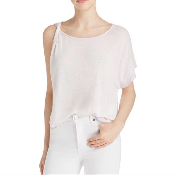 Free People Pluto Lavender One Shoulder Loose Top - Picture 2 of 8